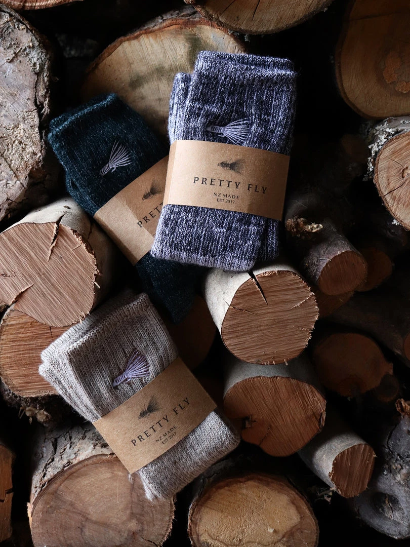 Accessories PRETTY FLY MERINO SOCK - FOREST GREEN