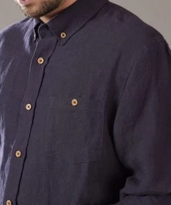 Just Another Fisherman Apparel ANCHORAGE SHIRT - NAVY