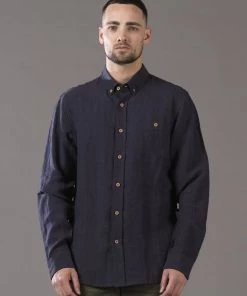 Just Another Fisherman Apparel ANCHORAGE SHIRT - NAVY