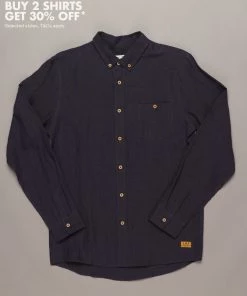 Just Another Fisherman Apparel ANCHORAGE SHIRT - NAVY