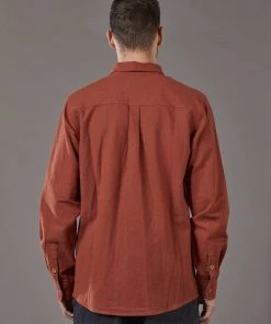 Just Another Fisherman ANCHORAGE SHIRT - RUST