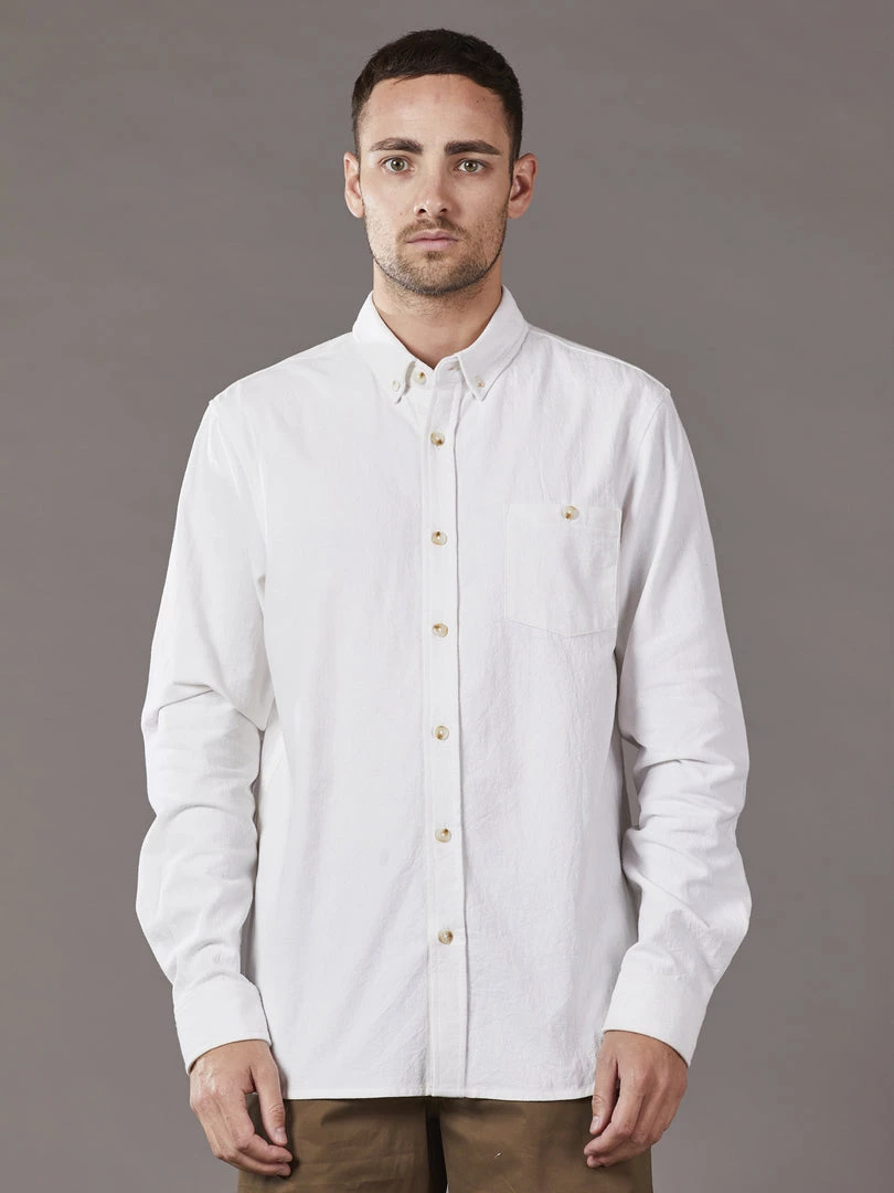 Just Another Fisherman Apparel ANCHORAGE SHIRT - WHITE