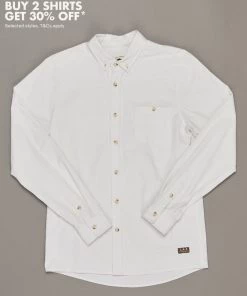 Just Another Fisherman Apparel ANCHORAGE SHIRT - WHITE