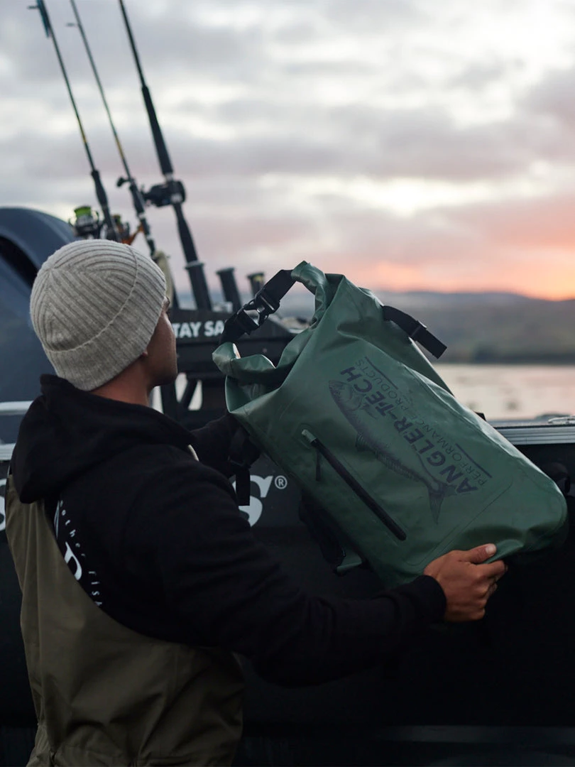 Just Another Fisherman ANGLER TECH DRY BACKPACK - KHAKI