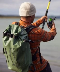 Just Another Fisherman ANGLER TECH DRY BACKPACK - KHAKI