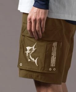 Just Another Fisherman ANGLER TECH CARGO SHORTS - KHAKI Apparel