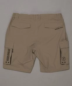 Just Another Fisherman Apparel ANGLER TECH CARGO SHORTS - TAUPE