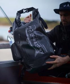 Just Another Fisherman ANGLER TECH DRY BACKPACK - BLACK/GREY