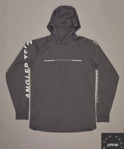 Just Another Fisherman TECH ANGLER HOOD - CHARCOAL/WHITE