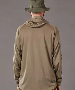 Just Another Fisherman TECH ANGLER HOOD - KHAKI