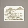 Just Another Fisherman Apparel ANGLERS ELDERADO STICKER - STONE