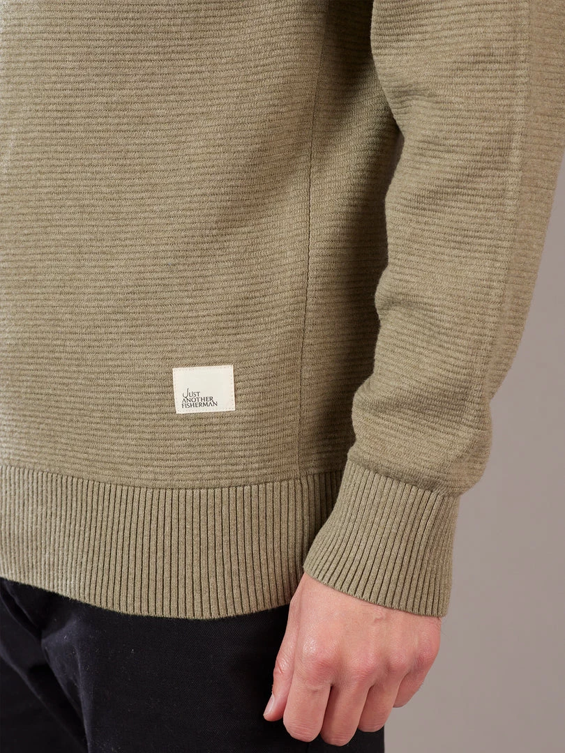 Just Another Fisherman Apparel BEST MATE CREW - MILITARY GREEN