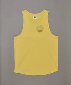 Just Another Fisherman Apparel BILLFISH BLEND SINGLET - WASHED YELLOW