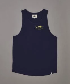 Just Another Fisherman BLUEWATER CRITTERS SINGLET - NAVY Apparel