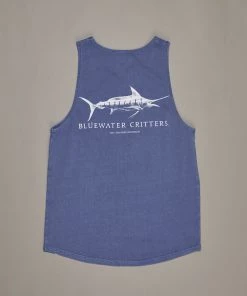 Just Another Fisherman BLUEWATER CRITTERS SINGLET - DEEP BLUE Apparel