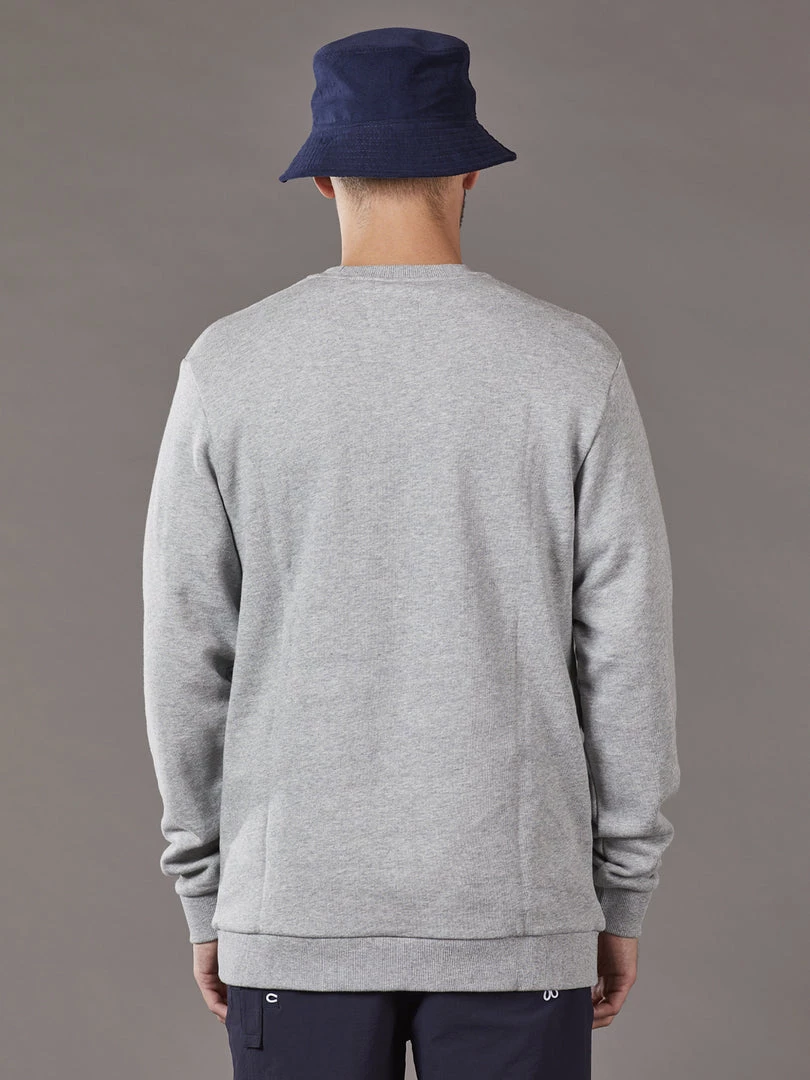 Just Another Fisherman Apparel BLUEWATER CRITTERS CREW - GREY MARLE