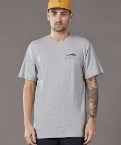 Just Another Fisherman BLUEWATER CRITTERS TEE - GREY MARLE Apparel