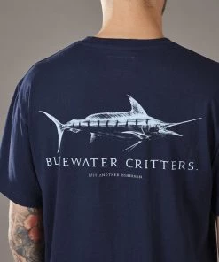 Just Another Fisherman Apparel BLUEWATER CRITTERS TEE - NAVY