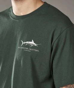 Just Another Fisherman BLUEWATER CRITTERS TEE - PINE