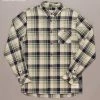 Just Another Fisherman BOATYARD SHIRT - MOSS/NAVY CHECK Apparel