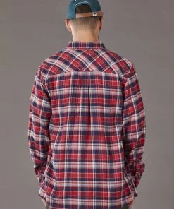 Just Another Fisherman BOATYARD SHIRT - RED CHECK