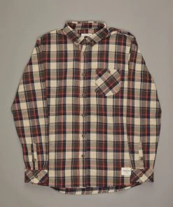 Just Another Fisherman BOATYARD SHIRT - BROWN/TAN Apparel