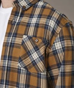 Just Another Fisherman BOATYARD SHIRT - TABACCO CHECK