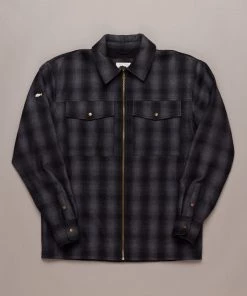 Just Another Fisherman CABIN JACKET - BLACK CHECK Apparel