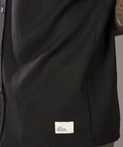 Just Another Fisherman COASTAL LINEN SS SHIRT - BLACK