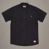 Just Another Fisherman COASTAL LINEN SS SHIRT - BLACK