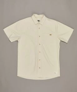 Just Another Fisherman COASTAL LINEN SS SHIRT - NATURAL
