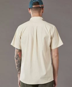 Just Another Fisherman COASTAL LINEN SS SHIRT - NATURAL