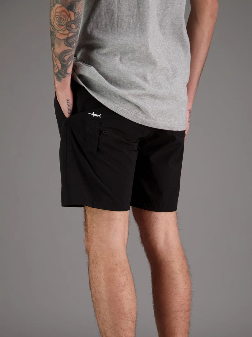 Just Another Fisherman Apparel CREWMAN SHORTS - BLACK