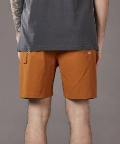 Just Another Fisherman CREWMAN SHORTS - BURNT ORANGE