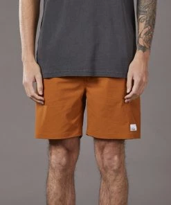 Just Another Fisherman CREWMAN SHORTS - BURNT ORANGE