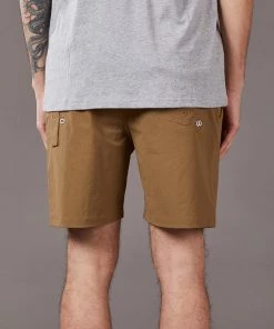 Just Another Fisherman CREWMAN SHORTS - LIGHT BROWN