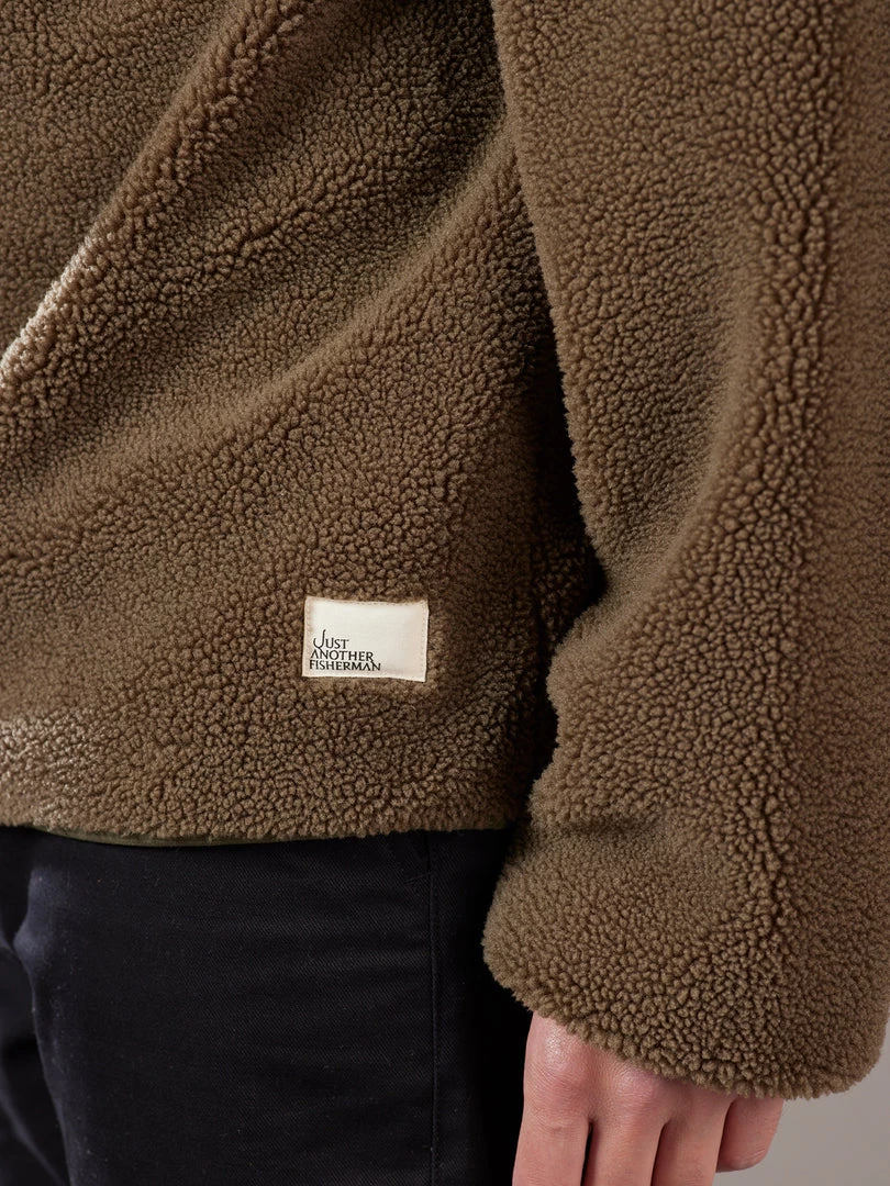 Just Another Fisherman Apparel RUG UP ZIP - MILITARY OLIVE
