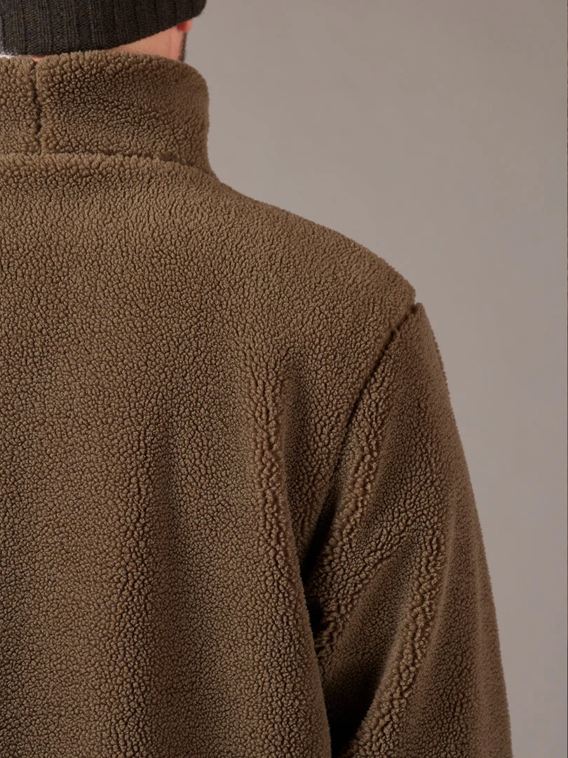 Just Another Fisherman Apparel RUG UP ZIP - MILITARY OLIVE