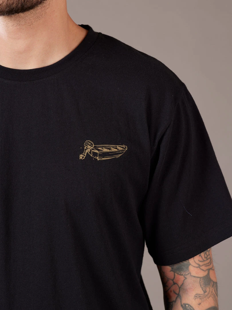 Just Another Fisherman Apparel DINGHY TEE - BLACK