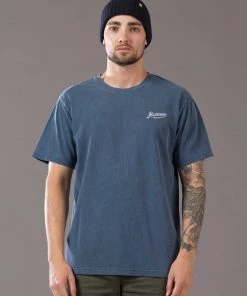 Just Another Fisherman DINGHY TEE - OVERDYED MIDNIGHT NAVY