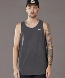 Just Another Fisherman ELDERADO SINGLET - AGED BLACK Apparel