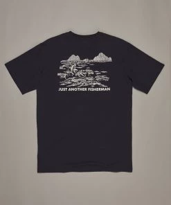 Just Another Fisherman ELDERADO TEE - BLACK