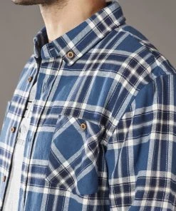 Just Another Fisherman FLANAGAN FLANNEL - TEAL CHECK Apparel