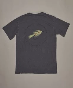 Just Another Fisherman Apparel FLY TEE - AGED BLACK