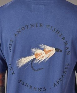 Just Another Fisherman Apparel FLY TEE - DEEP BLUE