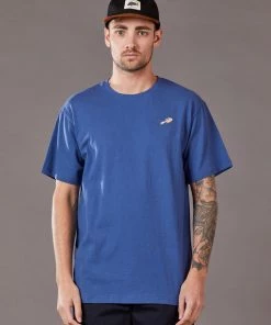 Just Another Fisherman Apparel FLY TEE - DEEP BLUE