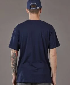 Just Another Fisherman Apparel FLY CHEST TEE - NAVY