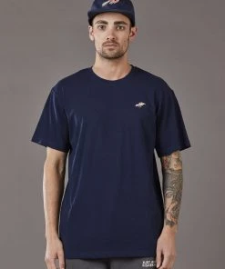 Just Another Fisherman Apparel FLY CHEST TEE - NAVY