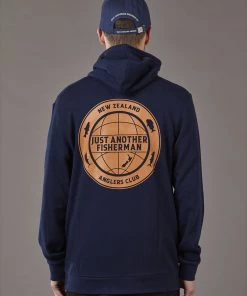 Just Another Fisherman Apparel GLOBAL ANGLER HOOD -NAVY