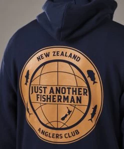 Just Another Fisherman Apparel GLOBAL ANGLER HOOD -NAVY